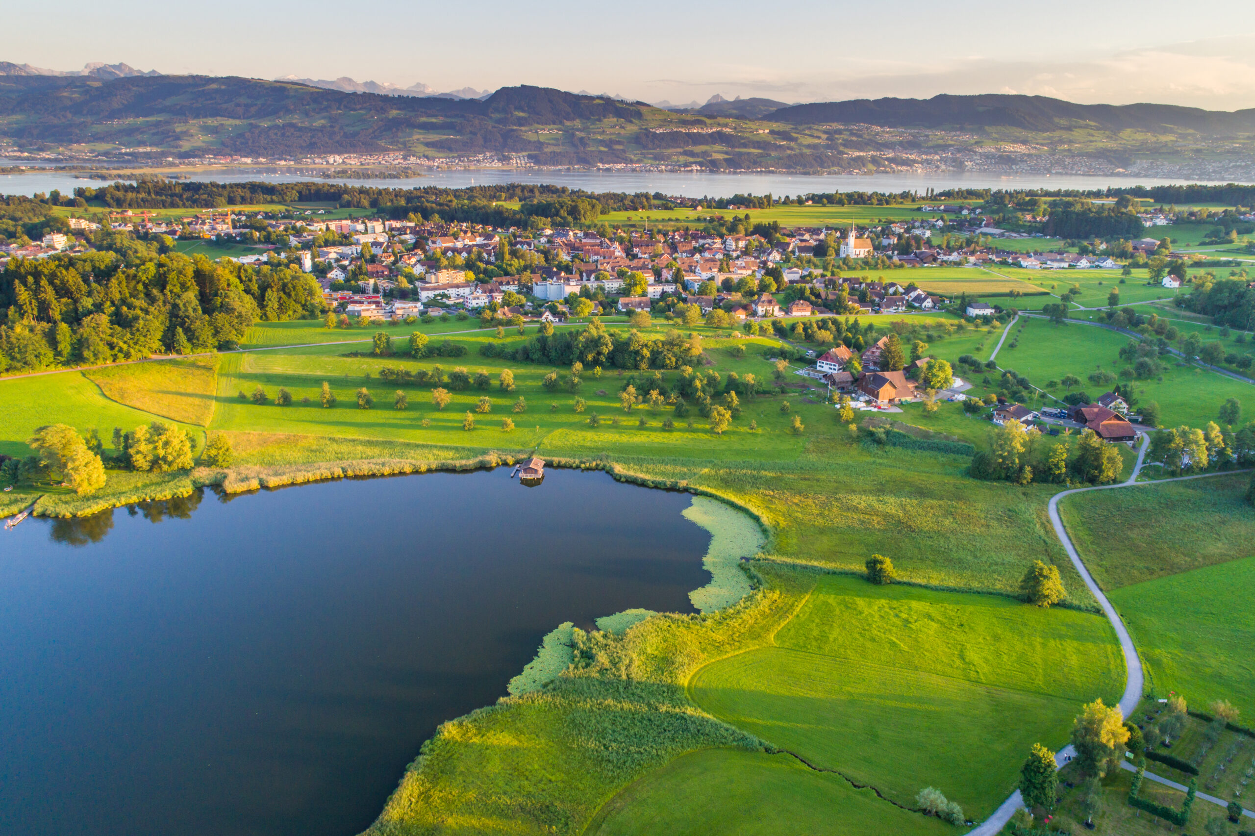 Luftbild Lutzelsee