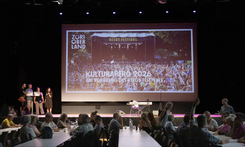 Kulturapéro 2026 anlässlich des Reeds Festivals in Pfäffikon ZH