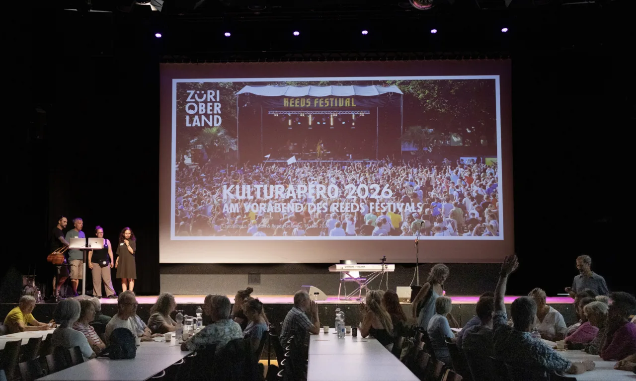 Kulturapéro 2026 anlässlich des Reeds Festivals in Pfäffikon ZH